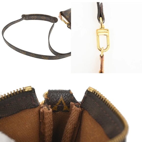 LOUIS VUITTON Pochette Accessoires Shoulder Bag Monogram Leather 498-082025 - Picture 10 of 16
